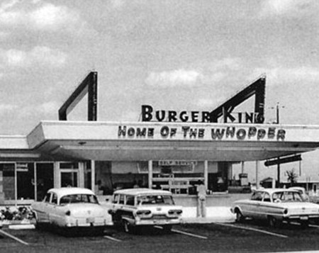 Early Burger King restaurant