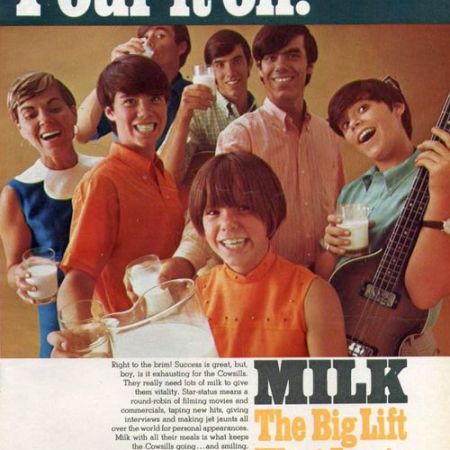 Cowsills milk ad