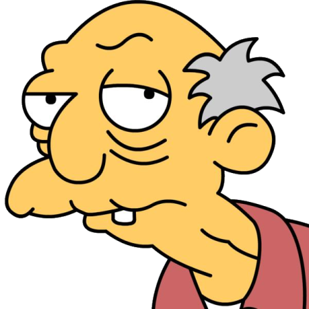 old man from Simpsons