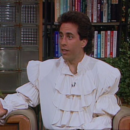 Seinfeld wears puffy shirt