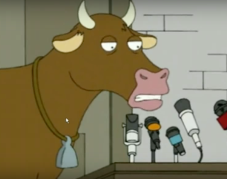 cow from Family Guy